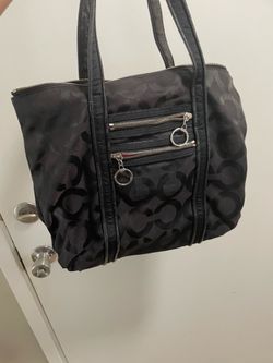 coach purse tote poppy collection