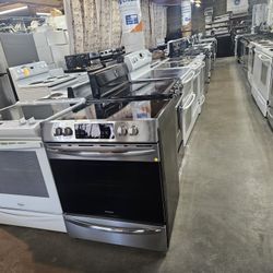 Huge Sale Warehouse Full Of Nice Like Brand New Refrigerators Oven Washer Dryer Stove Stackable Only 44for Financing 90day TO Pay 