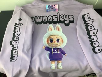 Custom Labubu Hoodie  Tshirt Or Sweatshirt 