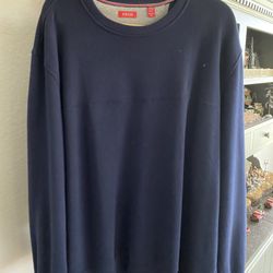 Men's IZOD Fleece Crewneck Pullover - Navy - 2XL