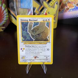Shining Noctowl Pokemon Card