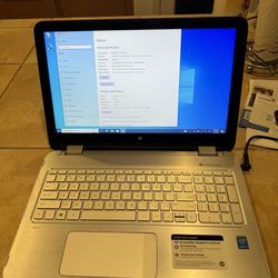 HP Envy 15.6” Touchscreen Laptop, I5, 8 Gigs Ram, 180 Gig SSD, Win 10