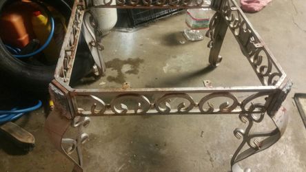Heavy duty metal base table cool peace