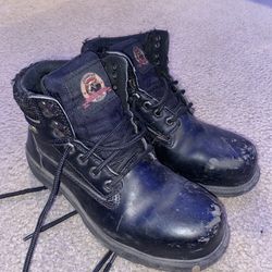 steel Toe Boots Size 8W