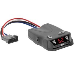 REESE towpower Brakeman IV Time-Delay Brake Controller for Trailers with 1-4 Axles, Compatible with Ford, GM, Chevy, Dodge, RAM, Toyota, Jeep. Wiring 