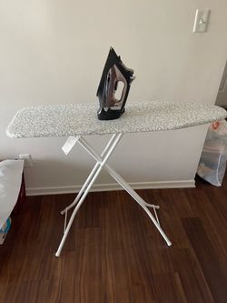 Ironing Board + Steam Iron Bundle – Great Condition