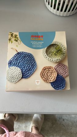 Brand New With Tags Crochet Coaster Kit