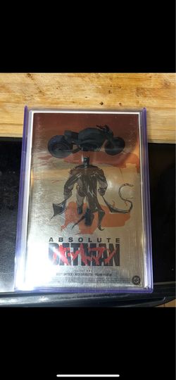 Absolute Batman foil cover