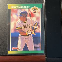 Barry Bonds 1989 Donruss Card #73