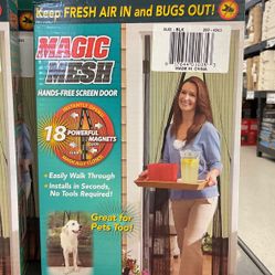 magic mesh screen door