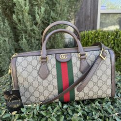 GG Supreme Boston Bag 