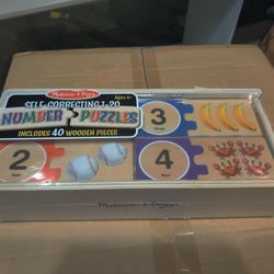 Melissa And Doug  Number Puzzles