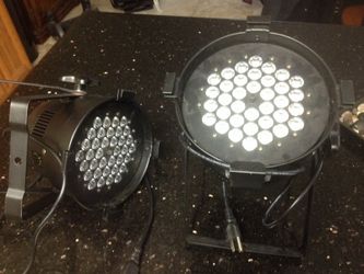Pair of American DJ uplights(propar56rgb)