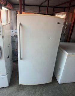 White Maytag Standing Freezer