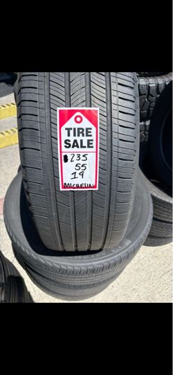 235-55-19 Michelin Primacy Full Used Tire Set $200 Free Mounting and Balancing