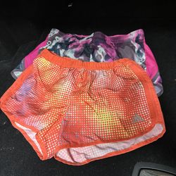 Adidas And Nike Running Shorts 