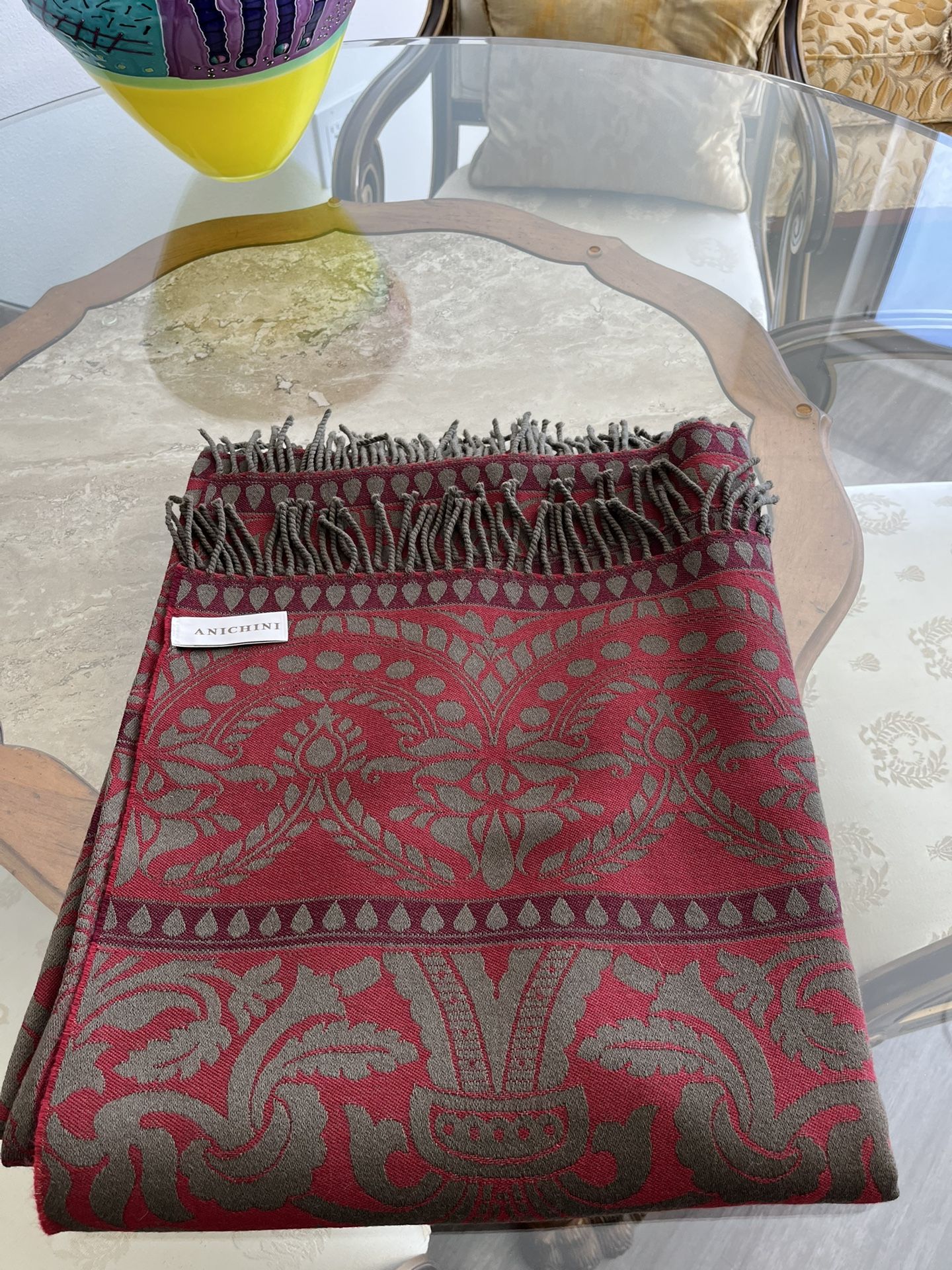 Italian High End Anichini  Wool Throw