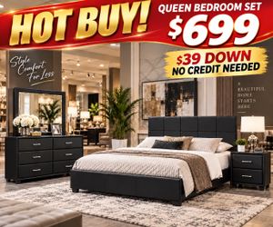 🔥 HOT BUY — QUEEN BEDROOM SET ONLY $699! 🔥