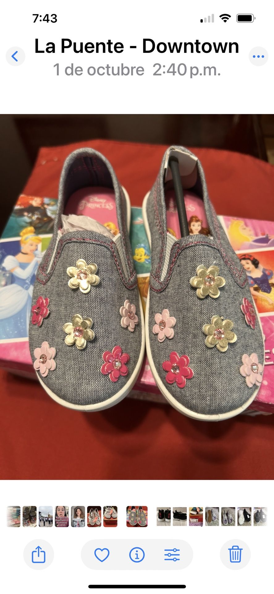 Tenis De Niña Size 8