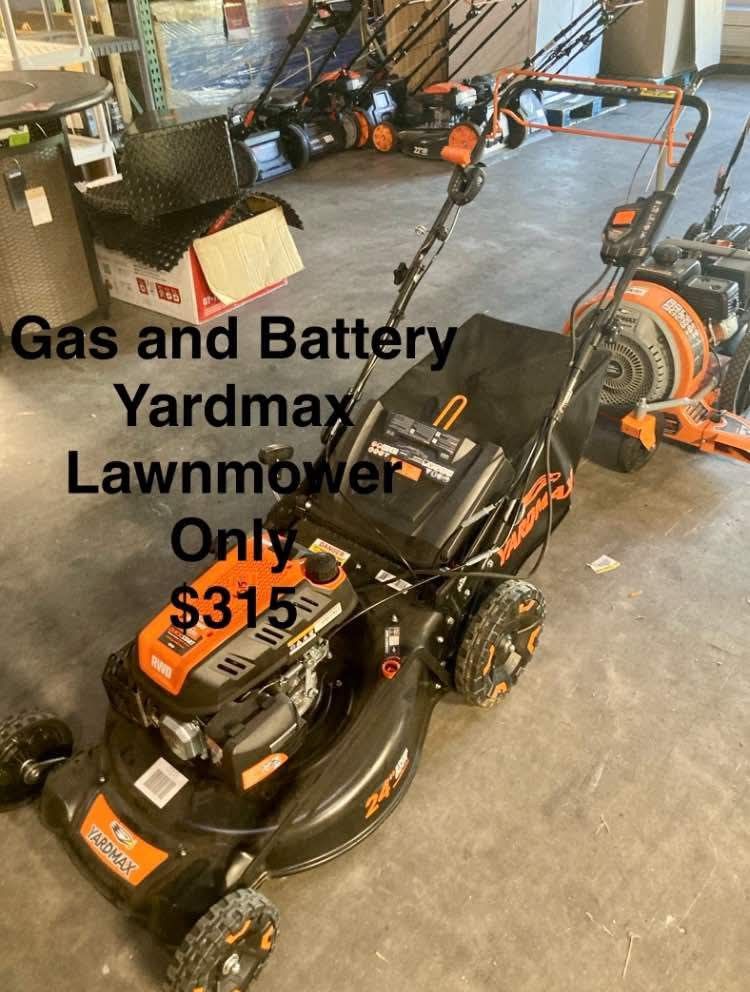 YardMax Gas And Battery Lawn Mower