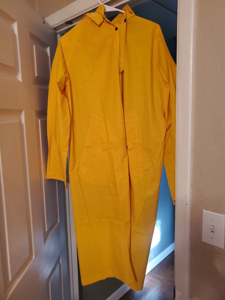 Heavy Duty Yellow Raincoat Coraline Nedry Halloween