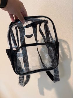 Clear backpack < 12 x 12