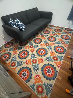 Flower colorful rug ( indoor outdoor)