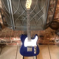 Indio Tele-style Nice Midnight 🌚Blue Guitar In  Mint Condition. Case Included,  Please See Descriptions. 