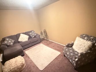 Living Room Chaise and Accent chair
