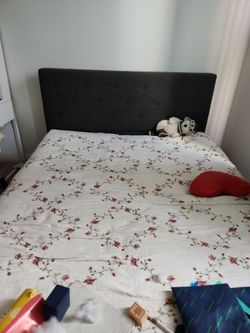 Only Queen bed frame. No matress.
