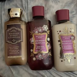 Bath And Body Lotions And Body Wash 