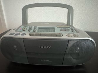 Vintage Sony CFD-S01 Boombox CD/Radio/Cassette Player with AC Cable