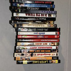 18 Dvds Movies Lot