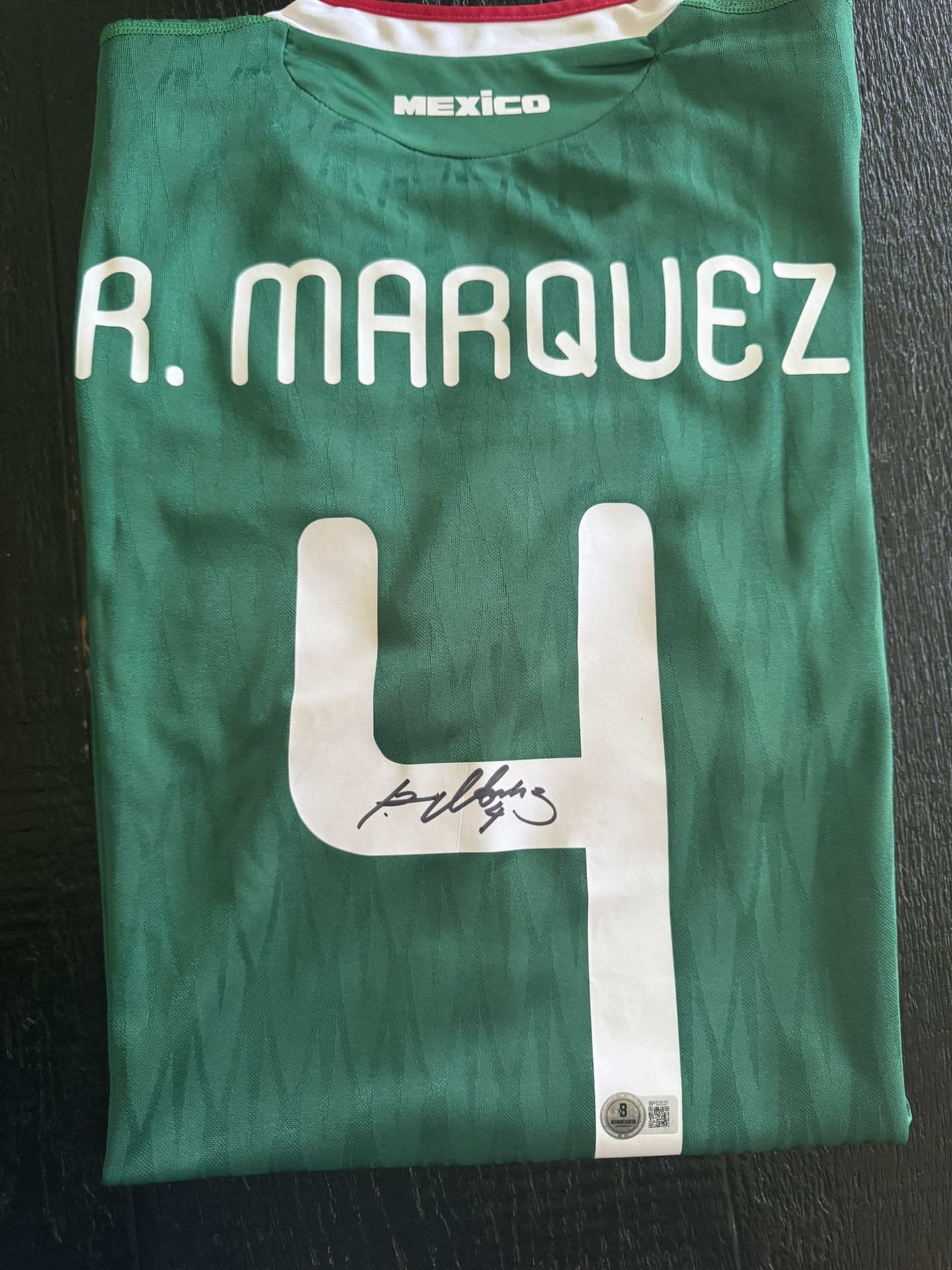 RAFAEL MÁRQUEZ SIGNED MÉXICO ADIDAS JERSEY