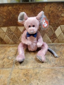 TY Beanie Baby, Cromwell the Mouse 6043, Attic Treasures 