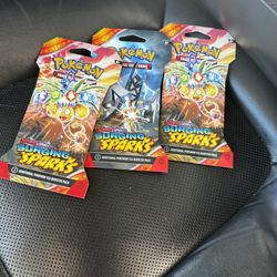 Surging Sparks Sleeved booster pack