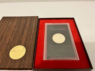 1973 S Eisenhower Proof Silver 40% Silver In Original Holder