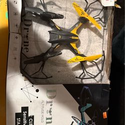 3 drones and a car