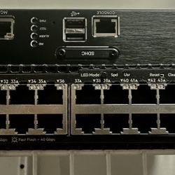 HP Aruba 48 Port Switch And NSA 2600 Sonic Wall