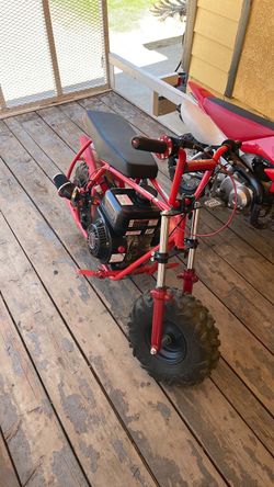 MIMNI BIKE/BIG CARB/212 MOTOR/65 MPH/$750