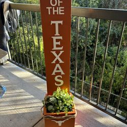 Longhorns Custom Made Sign