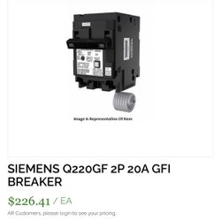 Siemens Circuit Breaker 
