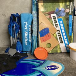 Got BEACH? Shelter, Umbrella, Bag Toss, Chair, More