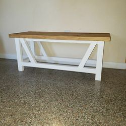 Small Farmhouse Coffee Table - Distressed
