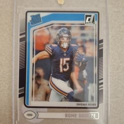 Rome Odunze Donruss Clearly