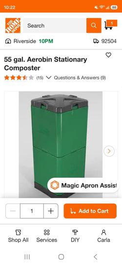 Aerobin 55gal composter New