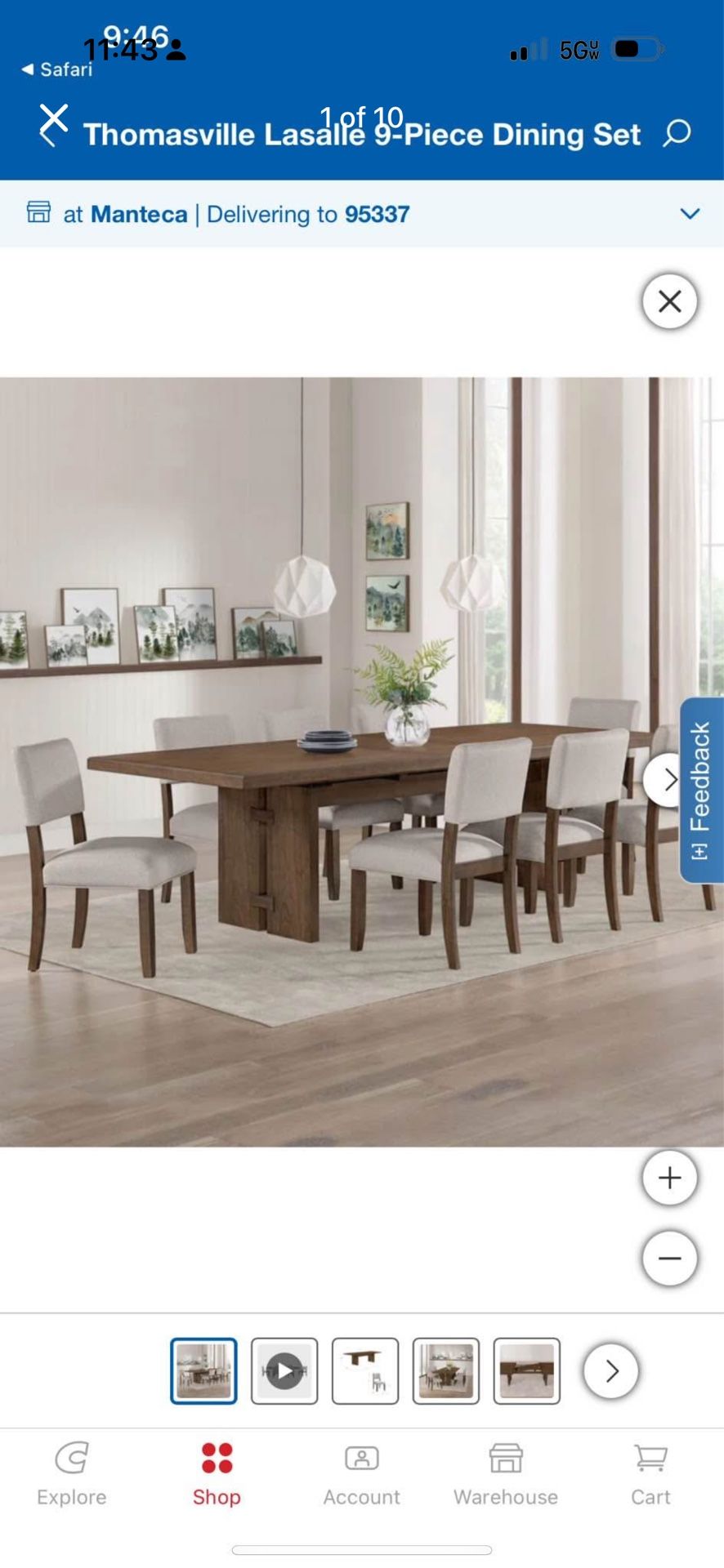 Trevoli 6 pieve table couple messed up spots