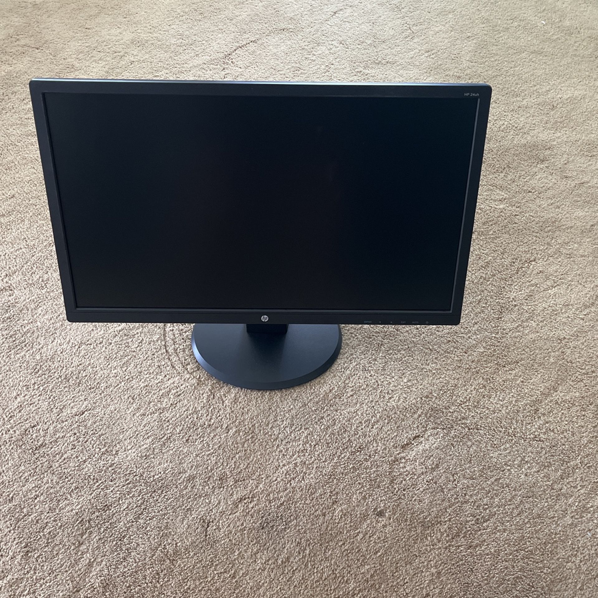HP 24” uh Led/LCD Monitor