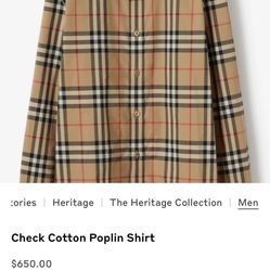 Men’s Burberry Shirt 