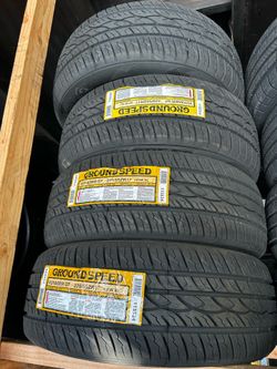 Vendo set de llantas 225/55R17 marca  GROUND SPEED